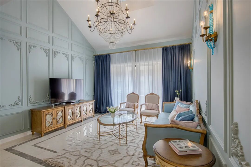 128㎡轻法式三居室实拍｜不浮夸、不堆砌，只有恰到好处的优雅！