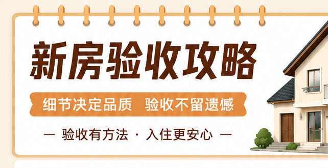 毛坯房验收攻略：一图讲清楚！